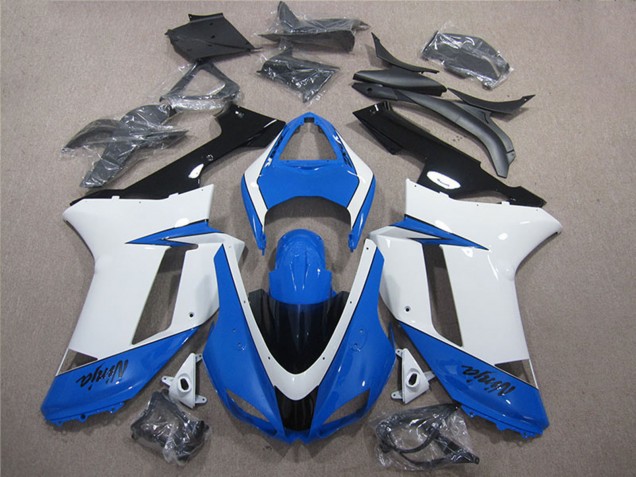 2007-2008 Kawasaki ZX6R Motorcycle Fairing Kits - Black Australia
