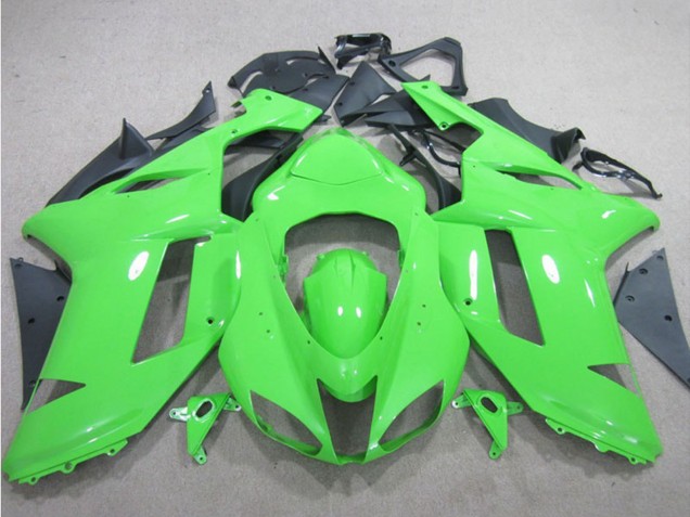 2007-2008 Kawasaki ZX6R Motorcycle Fairings - Green Australia
