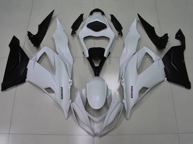2013-2018 Kawasaki ZX6R Motorcycle Fairings - White Black 636 Australia
