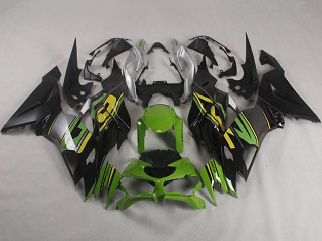 2019-2022 Kawasaki ZX6R Motorcycle Fairings - Green Yellow Silver Matte Black Australia