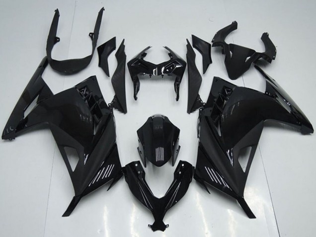 2013-2018 Kawasaki ZX300R Motorcycle Fairings - Glossy Black Australia