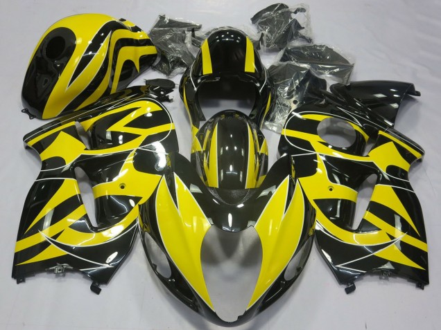 1996-2007 Suzuki GSXR 1300 Motorcycle Fairings - Yellow Black Australia