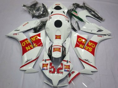 Affordable 2012-2016 Honda CBR1000RR Motorcycle Fairings - White Red Yellow San Carlo Australia