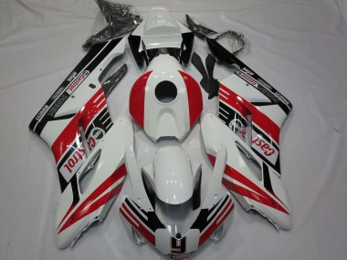 Affordable 2004-2005 Honda CBR1000RR Motorcycle Fairings - White Red Glossy Black Castrol 9 Australia