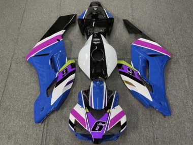 Affordable 2004-2005 Honda CBR1000RR Motorcycle Fairings - White Blue Purple Yellow Glossy Black 6 Australia