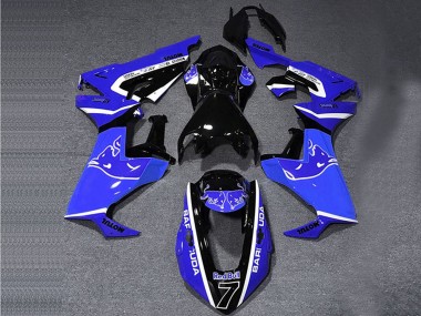 Affordable 2017-2023 Honda CBR1000RR Motorcycle Fairings - Blue White Glossy Black Bull Australia