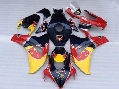 Affordable 2008-2011 Honda CBR1000RR Motorcycle Fairings - Dark Blue Yellow Red Bull Australia