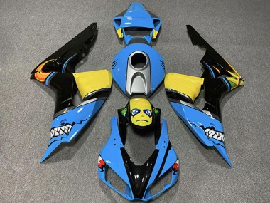 Affordable 2006-2007 Honda CBR1000RR Motorcycle Fairings - Light Blue Yellow Silver Glossy Black Shark Australia