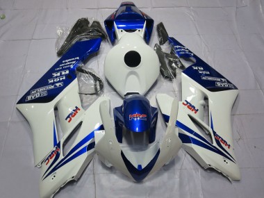 Affordable 2004-2005 Honda CBR1000RR Motorcycle Fairings - White Blue HRC Australia