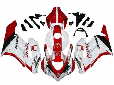 Affordable 2004-2005 Honda CBR1000RR Motorcycle Fairings - White Red Glossy Black Pramac Bridgestone Australia