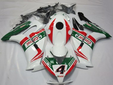 Affordable 2012-2016 Honda CBR1000RR Motorcycle Fairings - White Red Green Castrol 4 Australia