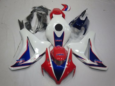 Affordable 2008-2011 Honda CBR1000RR Motorcycle Fairings - White Red Blue HRC Style Australia