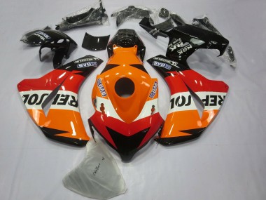 Affordable 2008-2011 Honda CBR1000RR Bike Fairings - Orange White Red Glossy Black Repsol Australia