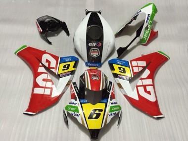 Affordable 2008-2011 Honda CBR1000RR Motorcycle Fairings - White Red Yellow Green Black Givi 6 Australia