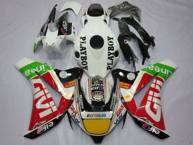 Affordable 2008-2011 Honda CBR1000RR Motorcycle Fairings - White Red Yellow Green Black Givi Playboy Australia