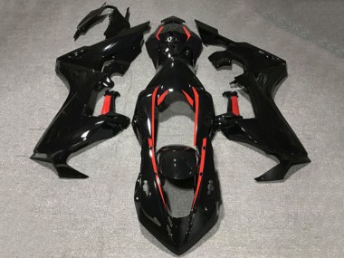 Affordable 2017-2023 Honda CBR1000RR Motorcycle Fairings - Glossy Black with Red Lining Australia