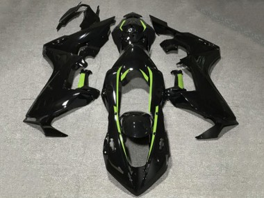 Affordable 2017-2023 Honda CBR1000RR Motorcycle Fairings - Glossy Black Lime Green Lining Australia