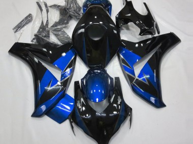 Affordable 2008-2011 Honda CBR1000RR Motorcycle Fairings - Blue Glossy Black Australia