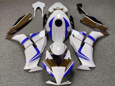 Affordable 2012-2016 Honda CBR1000RR Motorcycle Fairings - White Blue Brown Australia