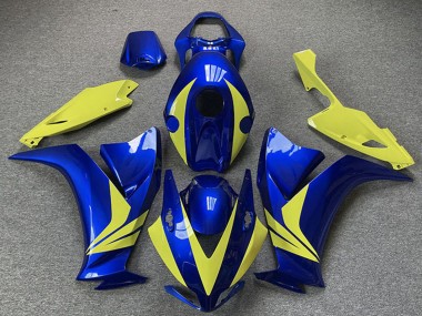 Affordable 2012-2016 Honda CBR1000RR Motorcycle Fairings - Blue High Vis Yellow Australia