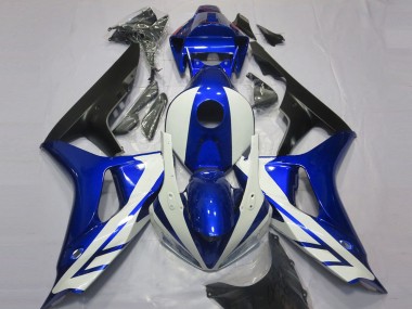 Affordable 2006-2007 Honda CBR1000RR Motorcycle Fairing - Blue White Matte Black Australia
