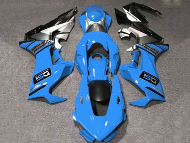 Affordable 2017-2023 Honda CBR1000RR Motorcycle Fairings - Blue White Silver Glossy Black DSI Australia