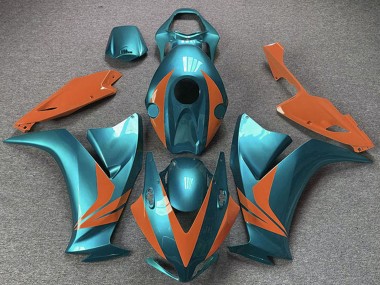 Affordable 2012-2016 Honda CBR1000RR Motorcycle Fairings - Cyan Blue Orange Australia