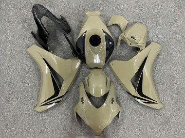Affordable 2008-2011 Honda CBR1000RR Motorcycle Fairings - Desert Tan Glossy Black OEM Style Australia