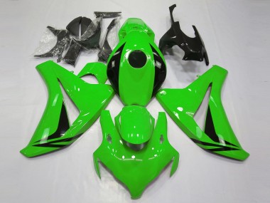 Affordable 2008-2011 Honda CBR1000RR Motorcycle Fairings - Green Glossy Black OEM Style Australia