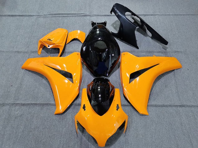 2008-2011 Honda CBR1000RR Motorcycle Fairings - Glossy Orange Glossy Black Australia