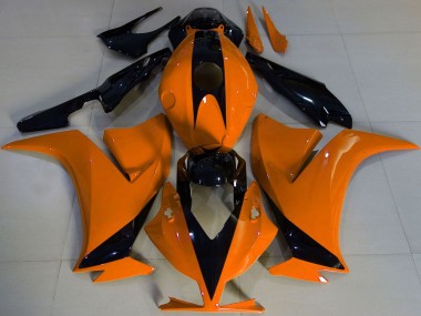 Affordable 2012-2016 Honda CBR1000RR Motorcycle Fairings - Orange Glossy Black Australia