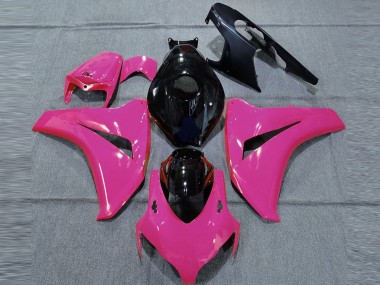 Affordable 2008-2011 Honda CBR1000RR Motorcycle Fairings - Pink Glossy Black Australia