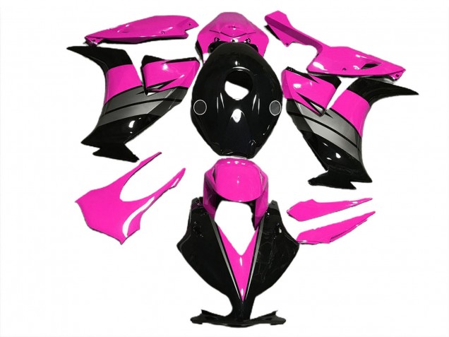 2012-2016 Honda CBR1000RR Motorcycle Fairings - Pink Grey Glossy Black Australia