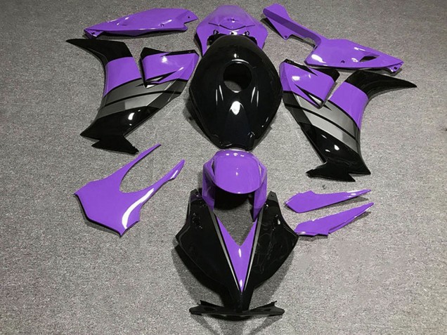 2012-2016 Honda CBR1000RR Motorcycle Fairings - Purple Grey Glossy Black Australia
