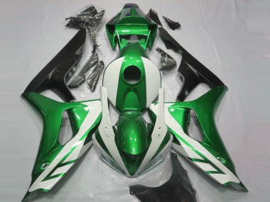 Affordable 2006-2007 Honda CBR1000RR Motorcycle Fairings - Green White Matte Black Australia