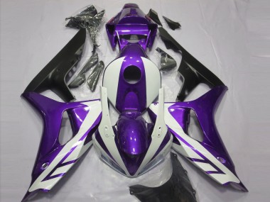 Affordable 2006-2007 Honda CBR1000RR Motorcycle Fairings - Purple White Matte Black Australia