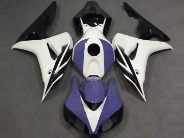 Affordable 2006-2007 Honda CBR1000RR Motorcycle Fairings - White Blue Glossy Black Australia