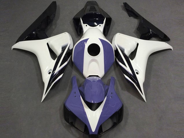2006-2007 Honda CBR1000RR Motorcycle Fairings - White Blue Glossy Black Australia