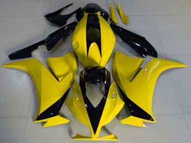 Affordable 2012-2016 Honda CBR1000RR Motorcycle Fairings - Yellow Glossy Black Australia