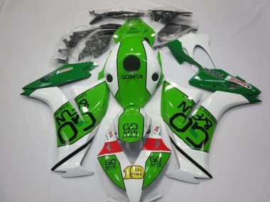 Affordable 2012-2016 Honda CBR1000RR Motorcycle Fairings - White Green Red Go Fun Australia