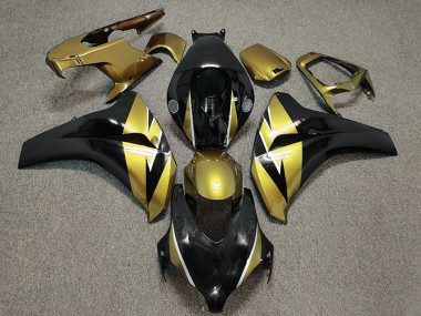 Affordable 2008-2011 Honda CBR1000RR Motorcycle Fairing - Gold Glossy Black Australia