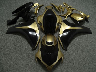 Affordable 2008-2011 Honda CBR1000RR Motorcycle Fairings - Gold Glossy Black Australia