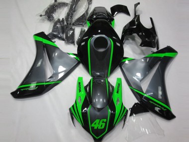 Affordable 2008-2011 Honda CBR1000RR Motorcycle Fairings - Grey Green Matte Black Motul 46 Australia