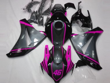 Affordable 2008-2011 Honda CBR1000RR Motorcycle Fairings - Grey Pink Matte Black Motul 46 Australia