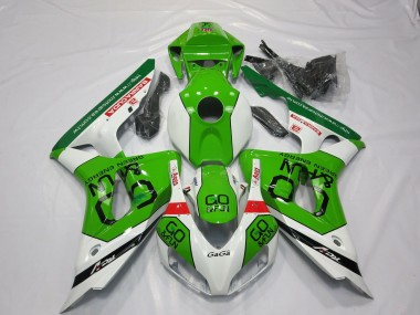Affordable 2006-2007 Honda CBR1000RR Motorcycle Fairings - White Green Red Go Fun Australia