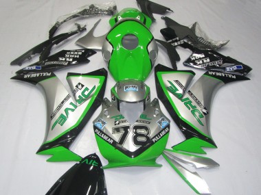 Affordable 2012-2016 Honda CBR1000RR Motorcycle Fairings - Silver Green Glossy Black Australia