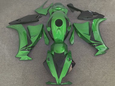 Affordable 2012-2016 Honda CBR1000RR Motorcycle Fairings - Green Glossy Black Style Australia
