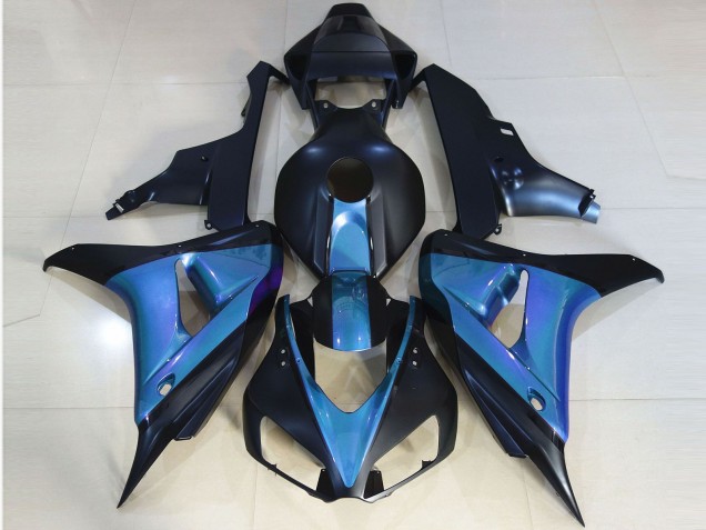 2006-2007 Honda CBR1000RR Motorcycle Fairings - Light Blue Matte Dark Blue Australia
