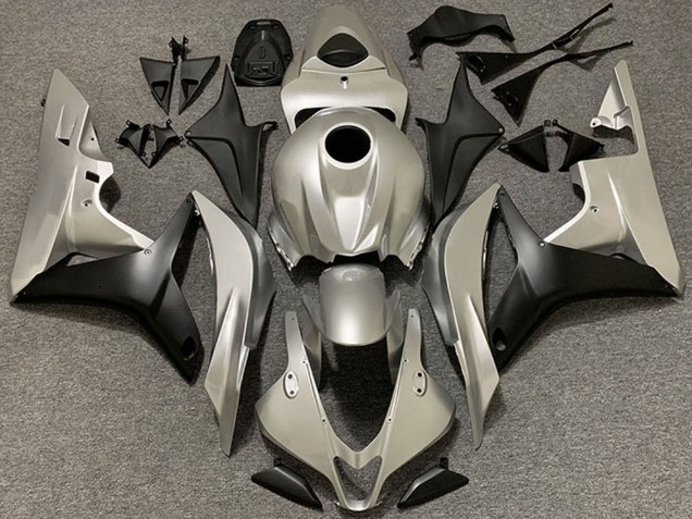 2006-2007 Honda CBR1000RR Motorcycle Fairings - Silver Matte Black Australia