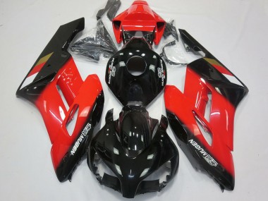 Affordable 2004-2005 Honda CBR1000RR Motorcycle Fairings - Red Glossy Black Mugen Australia